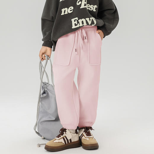 【迢语男女同款儿童防风裤】❗️ ❗ 家里“小神兽们”的保暖防风裤都备了吗？ 一穿即暖，双层超柔加厚加绒款🔥🔥🔥 五色可选不挑男女童👫满足秋冬保暖轻松过冬 商品图6