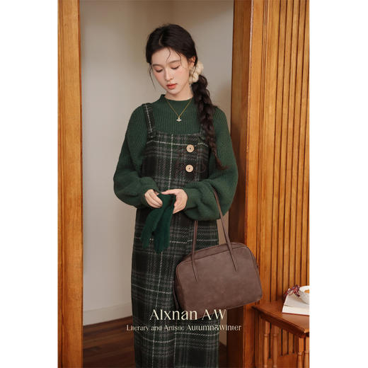 鹿向南L52596「复古格调」新款连衣裙套装 商品图2