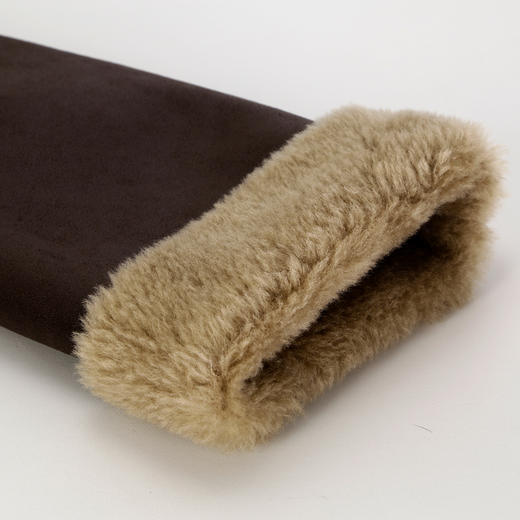 PP601斯尔丽2024冬季新款皮毛一体大翻领时尚减龄外套 商品图4