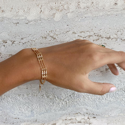 LHWINDSOR 竹节手链原创设计 商品图1