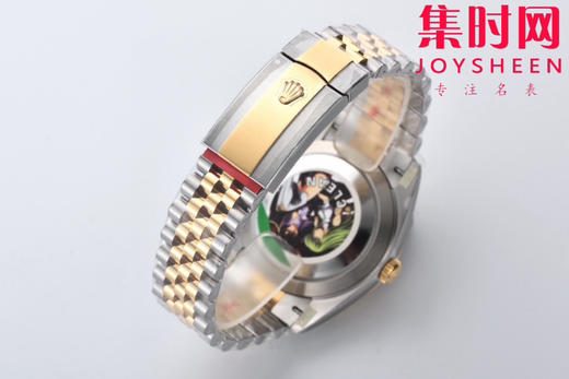 C厂劳力士日志型41mm 间金格棱纹 3235机 五珠链 904L钢 男士腕表 商品图7