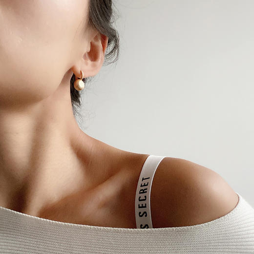 LHWINDSOR 健身系列壶铃耳环别致金属磨砂质感原创设计独特造型耳饰 商品图2