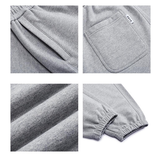 gxg.jeans男装冬季收口针织灰色休闲长裤JEX10200124 商品图3