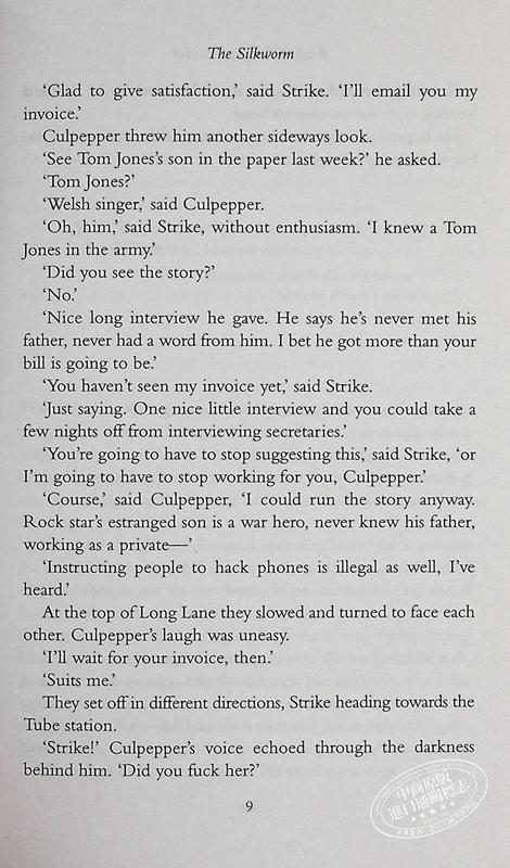 【中商原版】神探斯特莱克1-7本 英文原版 A Cormoran Strike Novel 1-7 Robert Galbraith 商品图4