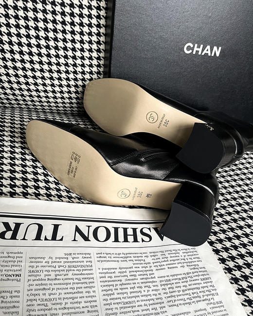 现货 THS 12.9-限时 香家 进口羊皮鞋头拼接短靴 2色 BZ1228 商品图14