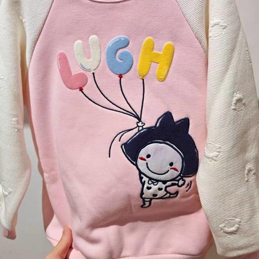 【春上新】9楼allo&lugh阿路和如24冬款女童绒里卫衣吊牌价399元 商品图3