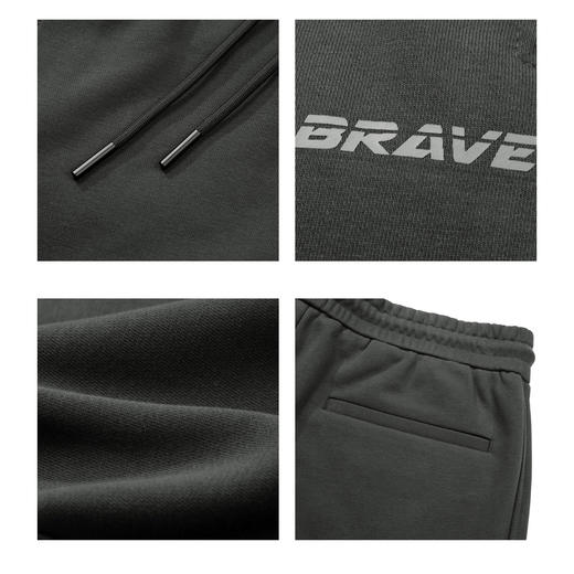 gxgjeans男装休闲裤冬季印花运动束脚长裤卫裤 商品图3