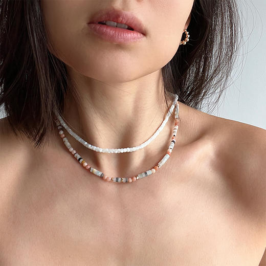 LHWINDSOR Fine Jewelry  sand dune 沙丘配色珠串项链 商品图2