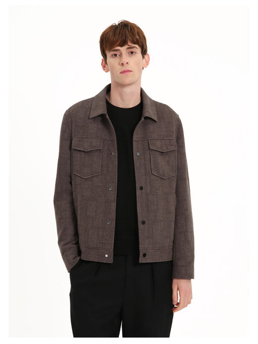 callisto咖色鹅绒尼克服 商品图2