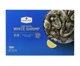 MM生冷冻南美白对虾(2KG）