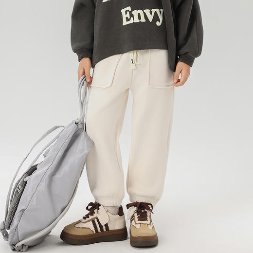 【迢语男女同款儿童防风裤】❗️ ❗ 家里“小神兽们”的保暖防风裤都备了吗？ 一穿即暖，双层超柔加厚加绒款🔥🔥🔥 五色可选不挑男女童👫满足秋冬保暖轻松过冬 商品图5