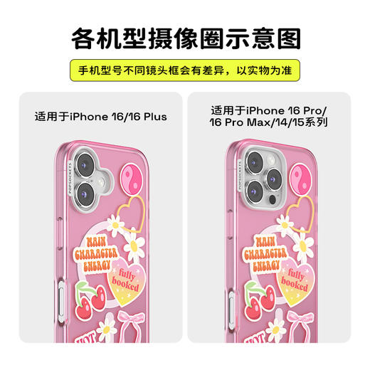 【神秘书店·手机壳】主角日常 POPCASE手机壳 MagSafe Popcase磁吸款 粉色 字母 爱心 iPhone 16/15/14 商品图2