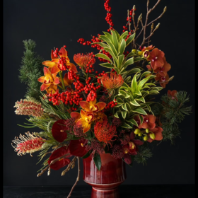 年宵花束丨花艺师设计高级氛围感【春节限定】