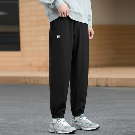 gxg.jeans男装夏季黑色束脚休闲裤长裤爆款休闲裤JED10206013 商品图1