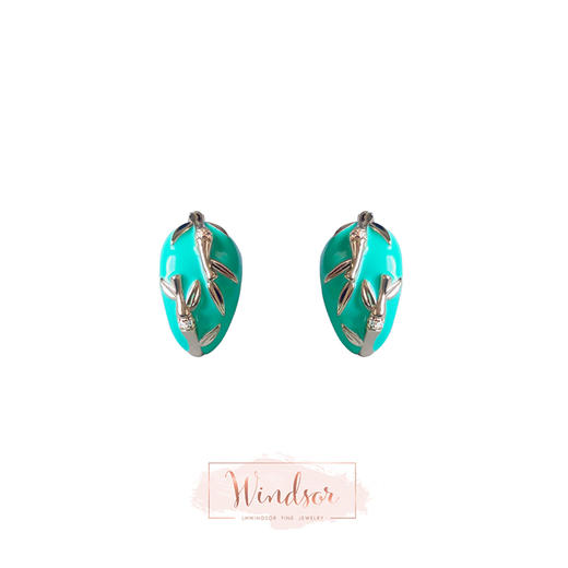 LHWINDSOR 青竹耳环戒指套装新中式 商品图0