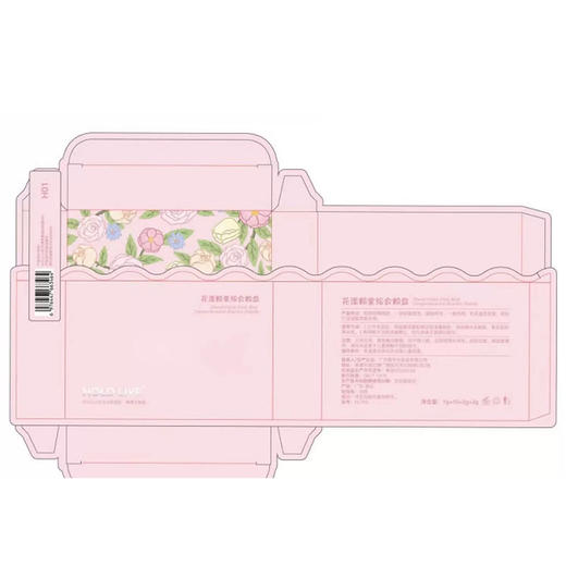 纪念日百货蜜境新款HL花漾粉雾多色综合粉盘眼影160446087 商品图4