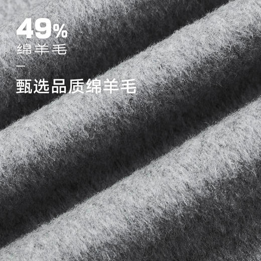 gxg.jeans男装春季热卖黑色翻领工装夹克绵羊毛毛呢夹克外套男JED10600314 商品图3