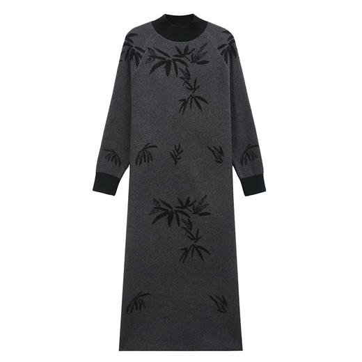 CC-103-7605配大衣连衣裙女中长款毛衣秋冬季2024新款内搭过膝打底裙 商品图4