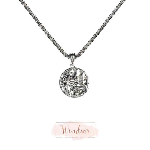 LHWINDSOR  Self love玫瑰花项链耳钉套装 商品图1
