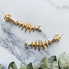 LHWINDSOR Fishbone 鱼骨耳环高级感网红长款耳坠 商品缩略图4