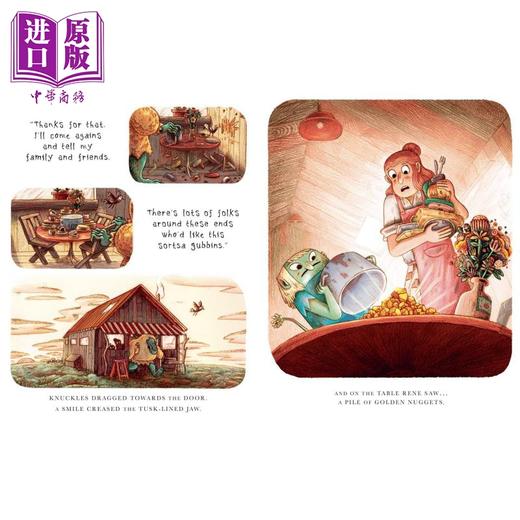 【中商原版】树林边缘的咖啡馆 The Cafe at the Edge of the Woods 英文原版 儿童漫画故事绘本 怪诞幽默图画书 进口读物 商品图4