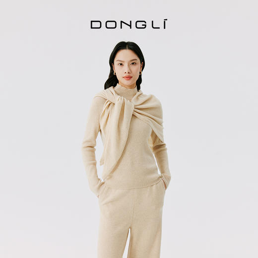 东黎 • 山羊绒女士秋冬大三角巾 4B12 商品图0