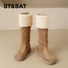 星期六时髦百搭绒里两穿长筒堆堆靴SSC4119EUA 商品缩略图8