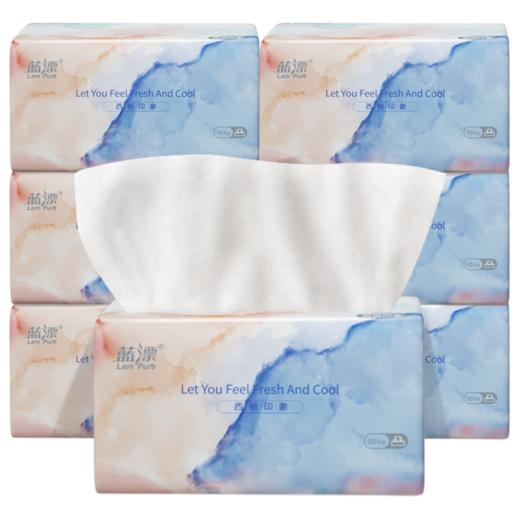 【自营】蓝漂竹浆白色抽纸8包304张4层76抽LP-29176-A 商品图3