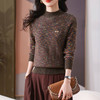CC-103-H027今年流行的漂亮毛衣女士新款冬季洋气羊毛打底衫内搭 商品缩略图1