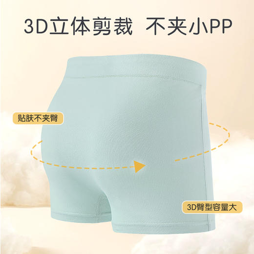 N3-【5条装】【男童 】亲肤新疆棉 3D立体剪裁 恐龙乐园+百变小熊【青春系列】 商品图2