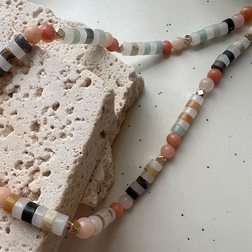 LHWINDSOR Fine Jewelry  sand dune 沙丘配色珠串项链 商品图1