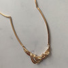 LHWINDSOR 绸带ribbon项链高级设计感轻奢金色锁骨链新款 商品缩略图3