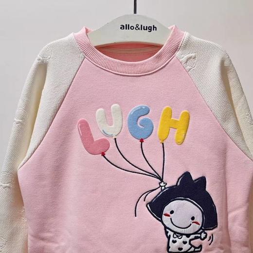 【春上新】9楼allo&lugh阿路和如24冬款女童绒里卫衣吊牌价399元 商品图2