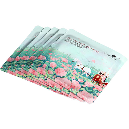【到手60片】保加利亚玫瑰纯露面膜 补水保湿 面贴膜 商品图2