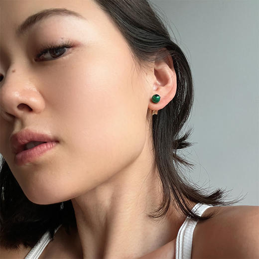 LHWINDSOR 原创设计彩色双面耳钉多种戴法搭配耳饰 商品图1