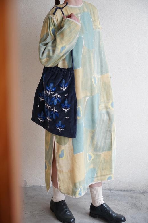 KHADI&CO 天鹅绒刺绣束口袋(ACORN Cotton Velvet Bag)2色可选 商品图8