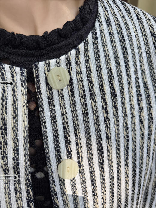 TYNVIE 插袋圆领中长外套 商品图11