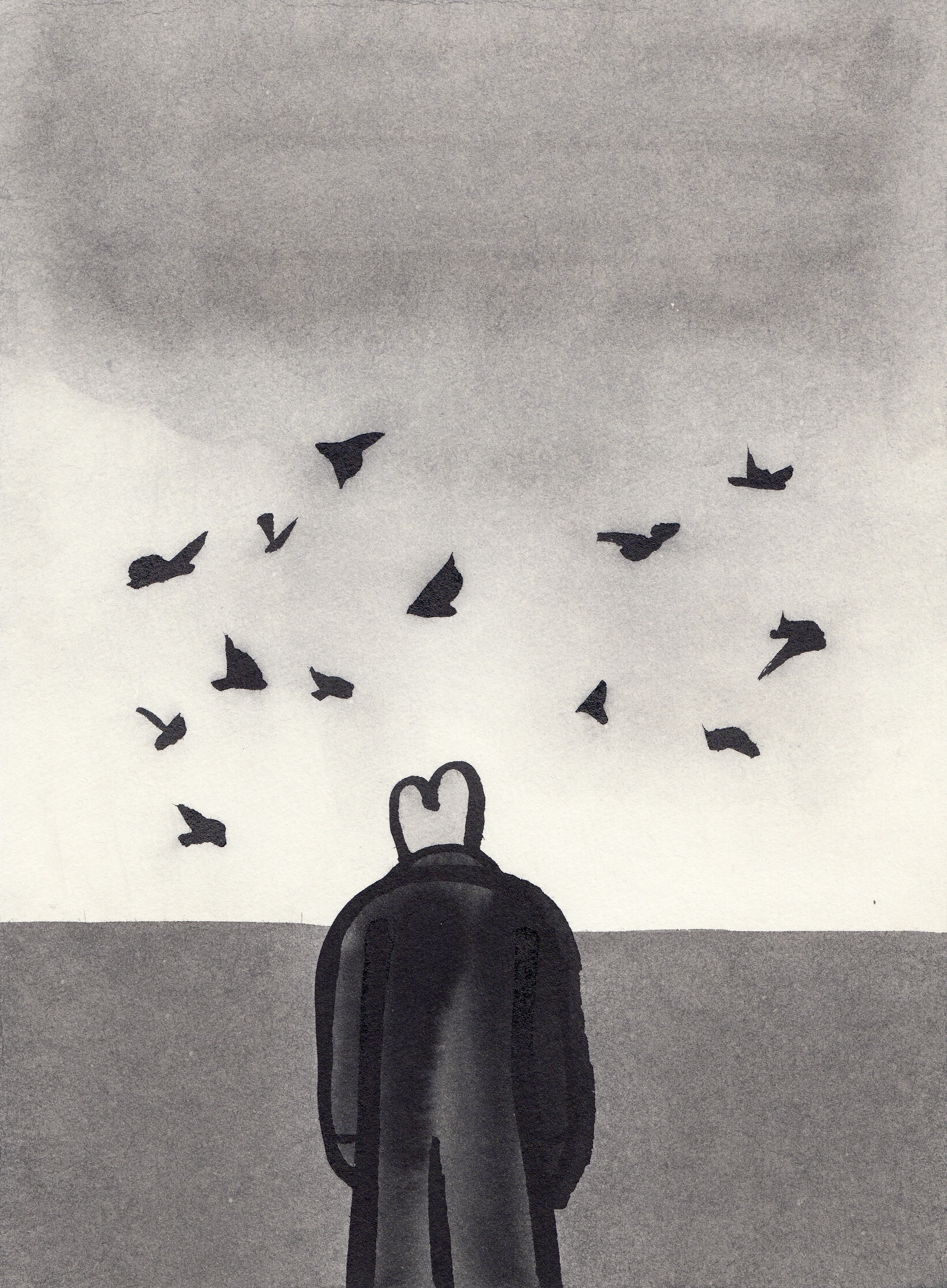 纸本水墨｜过期情节_并非刻意记住 只是没能忘记