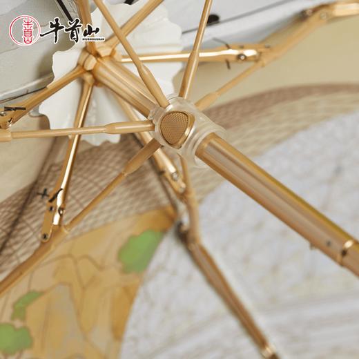 牛首山折叠伞大英图书馆联名系列防晒小巧便携晴雨胶囊黑胶遮阳伞 商品图2