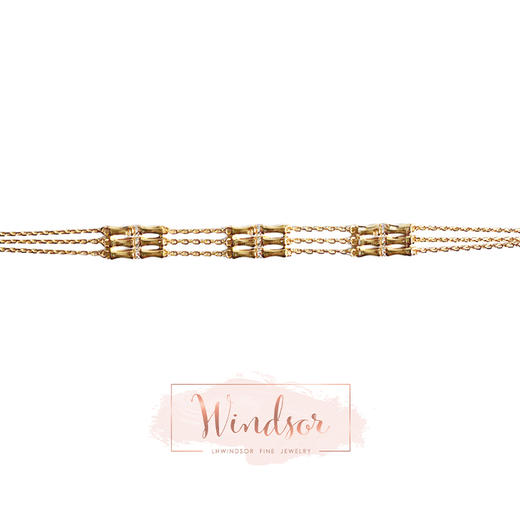 LHWINDSOR 竹节手链原创设计 商品图0