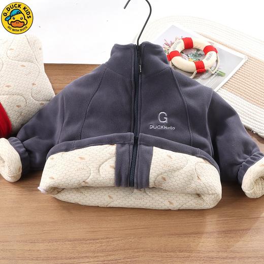 【小黄鸭品牌】儿童新款冬季四合一加厚温变保暖外套男女童校服神器上衣一件过冬聚 商品图2