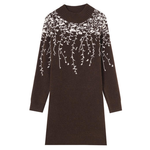 CC-DW-855中长款毛衣裙女士秋冬2024新款遮屁股内搭洋气针织打底衫 商品图4