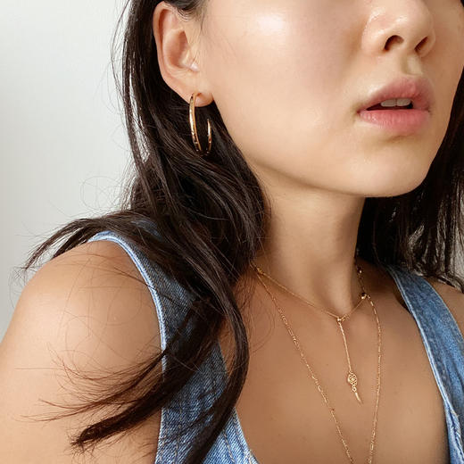 LHWINDSORCity of stars星光大环碎钻金银色欧美ins耳环LHWindsor 商品图1