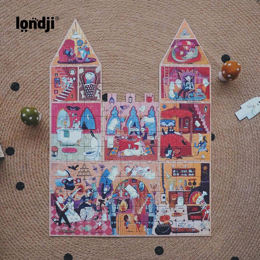 londji 幽灵城堡 3阶拼图 适合5-8岁 益智发展  西班牙品牌 PZ603U 商品图9