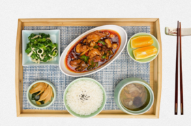 爆炒香辣牛蛙套餐