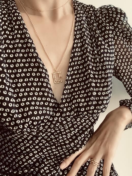 LHWINDSOR 竹节毛衣链长链欧美ins项链 商品图2