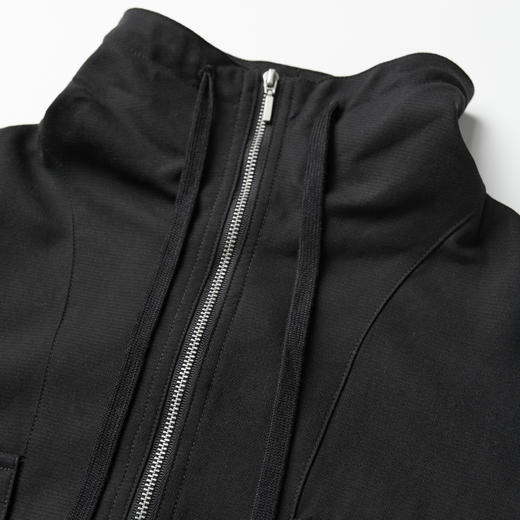 ROMI STUDIO“立体剪裁”休闲宽松立领拉链套头黑色外套W3588 商品图2