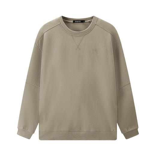 【3色可选】gxgjeans男装秋季休闲简约圆领套头卫衣男 商品图4