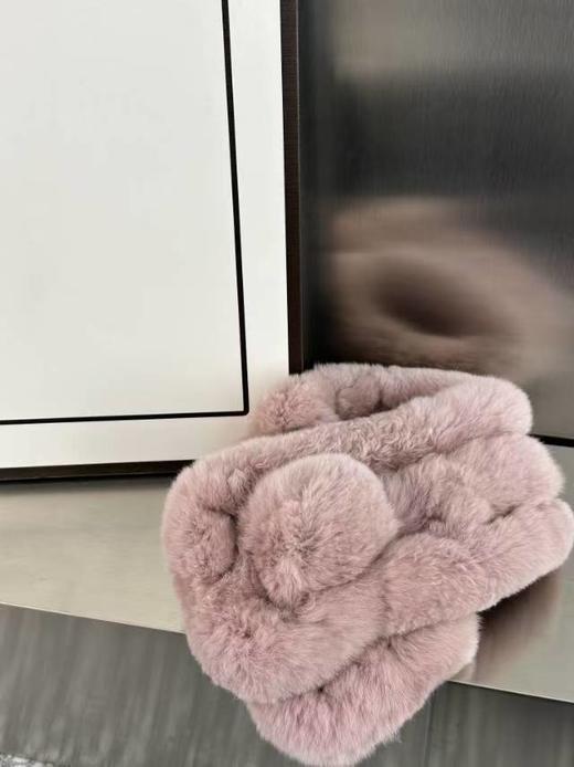 真真真兔毛保暖围脖无异味超柔 商品图7