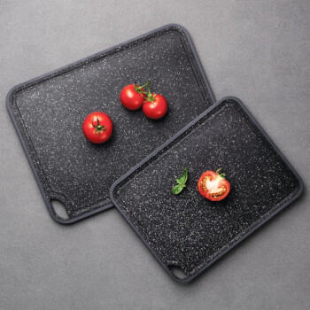 乐扣乐扣（LOCK&LOCK）抗菌防霉防滑双面塑料家用菜板防溢砧板擀面水果切菜板黑色中号 商品图5